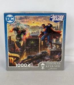 Puzzle DC Justice League Super Man Comic Thomas kinkade 1000 Piece Jigsaw New! - Picture 1 of 10