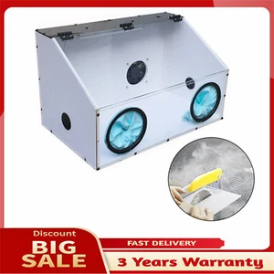 Staubbox geschlossen elektrisch Schleiftisch Polierer Staubbox Acrylabdeckung 4 mm USA - Bild 1 von 12