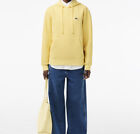 Lacoste Yellow Overhead Hooded Sweatshirt Classic Fit  Size 8 3XL