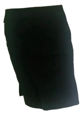 NUEVO CON ETIQUETAS FALDA BOTA GEOFFREY BEENE NEGRA SÓLIDA ELÁSTICA MEZCLA POLIÉSTER Para Mujer Talla 6  Foto 1 de 4