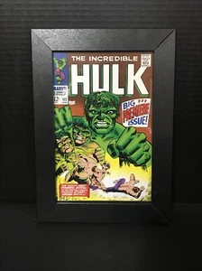 Framed The Incredible Hulk Comic Print 102 Limited Edition Numbered 1739/26,000 - Picture 1 of 5