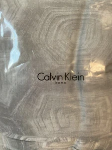 CALVIN KLEIN TORTOISE SHELL SILVER GRAY KING DUVET COVER WHIMSY ASIAN JAPANESE - Picture 1 of 9