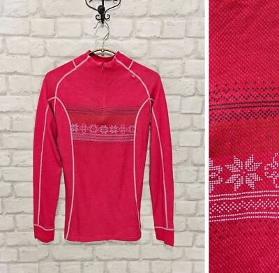 Helly Hansen 57% Merino wool Zip Neck Thermo Hiking Ski Base Layer Size M - Image 1 of 4