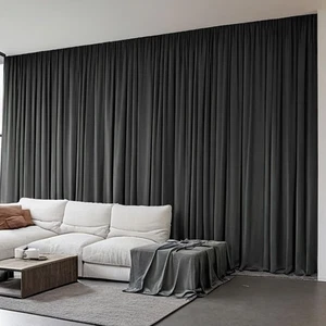 Cortinas de cine en casa insonorizadas separador de habitaciones, cortinas divisorias para ce... - Imagen 1 de 7