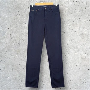 Polo Ralph Lauren Chinos Boys Age 16 Navy Blue Zip Fly Logo Straight Fit - Picture 1 of 16