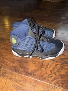 Nike AIR JORDAN 13 Size 9C BRAVE BLUE Black 414581-400 RETRO TD - Picture 1 of 8