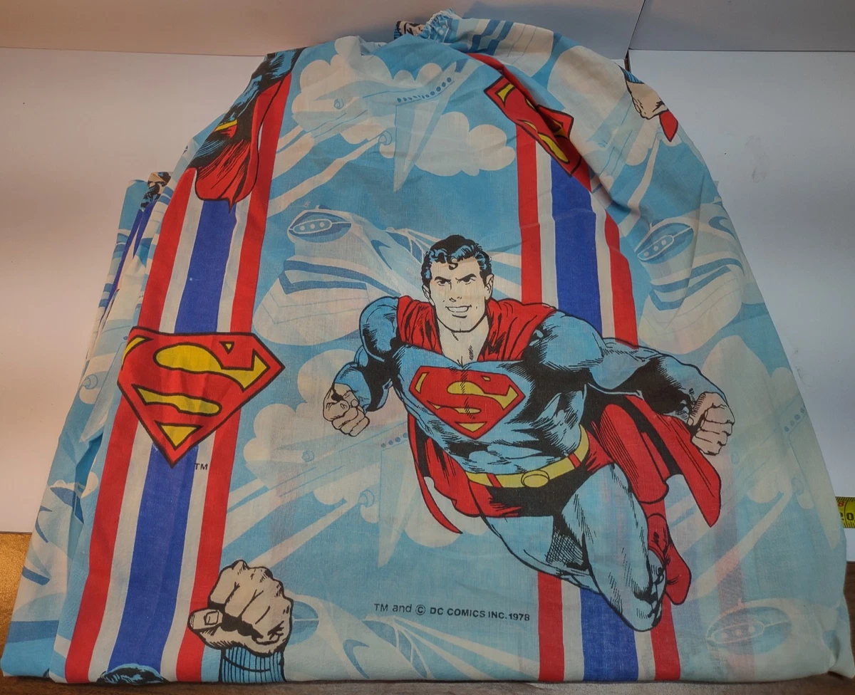 スーパーマン　ビンテージ　シーツ　USA スーパーマン ビンテージ シーツ USA superman bed sheets products