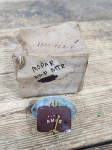 NOS 1951 DeSoto Deluxe Custom S15 MoPar Instrument Cluster AMP GAUGE AMMETER - Picture 1 of 9