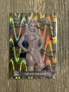 2025 Topps Chrome WWE Cactus Jack Tiffany Stratton Gold Raywave /50 - Picture 1 of 2