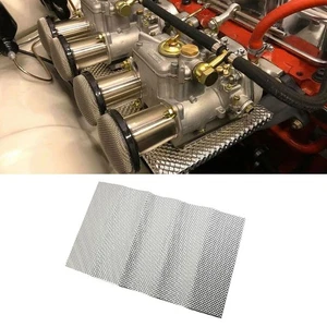 15 7 by 19 6 Inch Embossed Aluminum Heat Shield Sheet for Heat Shielding Needs - Picture 1 of 12