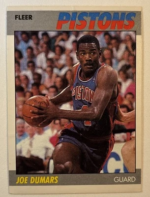 Joe Dumars 1987-88 Fleer - #31 Foto 1 de 3