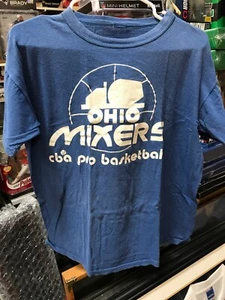 Ohio Mixers CBA Pro Basketball T Shirt Size L - Picture 1 of 5