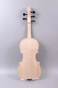 Violín de 5 cuerdas 4/4 blancos violines madera de abeto de arce hechos a mano - Imagen 1 de 7