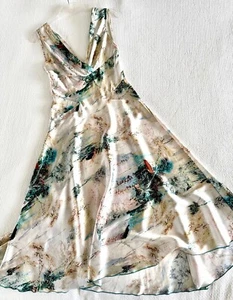 ★ Diane von Fürstenberg Seidenkleid DVF Seide Satin US Gr. 10 / M WIE NEU ! - Bild 1 von 10