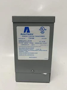 Acme Electric T181059 General Purpose Transformer 120x240 Volts Nema 3R 16/32V - Picture 1 of 5