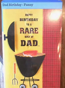 Hallmark Funny DAD Birthday Card "Happy Birthday to A RARE kind of DAD" 82L - Picture 1 of 3
