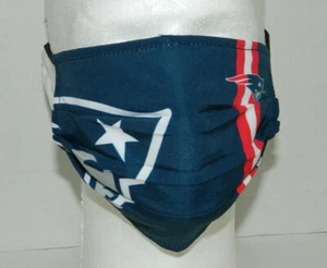 New England Patriots face mask NFL Licensed Sideline on Field Adj Adult size  - Picture 1 of 6