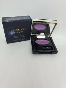 New in Box Cle De Peau Beaute Powder Eye Color Solo #203 Seductive Deep Purple