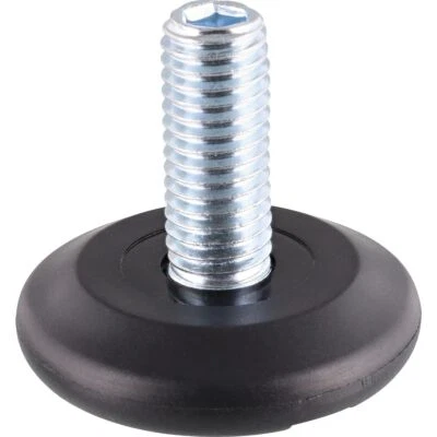 WAGNER Möbelgleiter Stuhlgleiter 4er-Set Verstellfuß zum Aufdrehen M10 x 25 mm - Bild 1 von 4