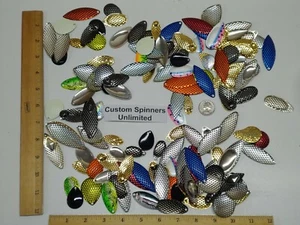 Hojas giratorias personalizadas MEDIANAS 200+ 1 lb - Colorado Willow French Silver Gold NUEVAS - Imagen 1 de 12