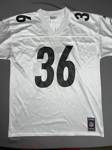 Reebok Pittsburgh Steelers Replica Jersey Men’s L White 36 Jerome Betttis (2496) - Picture 1 of 14