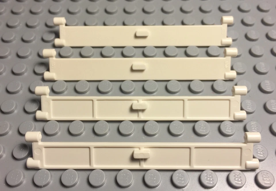 Lego 4 Piezas Blanco City Garaje Puerta Rodillo Con Manija Parte #4219 Foto 1 de 1