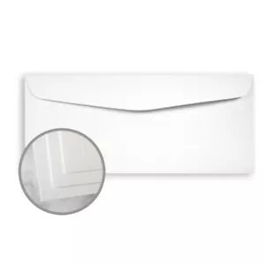 Classic Linen Solar White #10 Envelopes - 24 lb, 500 Pack - Picture 1 of 3