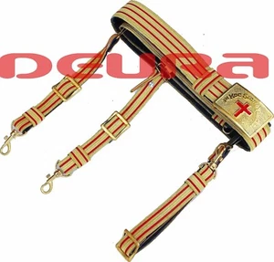MASONIC KNIGHTS TEMPLAR Ceremonial Sword Belt & Buckle RED / GOLD Adjustable GR - Picture 1 of 1