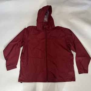 NWOT Men’s Columbia Maroon Windbreaker XXL 2X Hooded - Picture 1 of 8