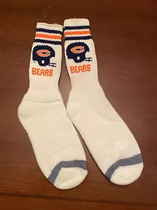 VINTAGE NFL SOCKEN TUBE SOCKS CREW SPORTSOX GRÖSSE 10-13 USA Chicago Bears - Bild 1 von 5