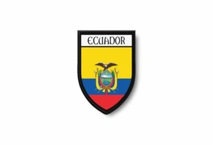 patch aufnäher bügelbilder aufbügler wappen flagge flaggen fahne ecuador - Bild 1 von 1
