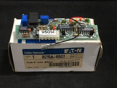 Eaton/Cutler Hammer 8215A-6501 Plug-In Logic Module SERIES A1 (RARE)  - Image 1 of 3