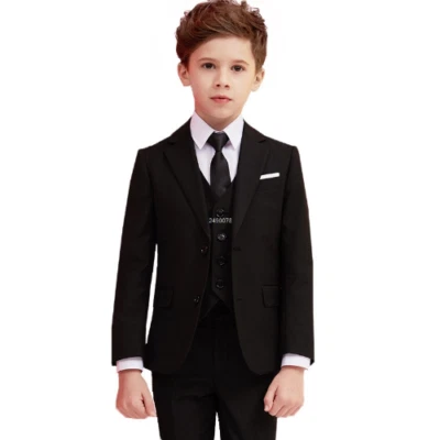Costume da sposa ragazzo blazer set abbigliamento coro giorno performance dress costume - Immagine 1 di 4