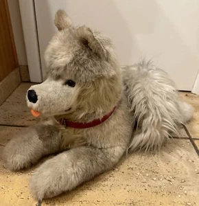 German STEIFF Stuffed DOG Toy MOLLY HUSKY  0340/60 26" EAR TAG - Picture 1 of 12