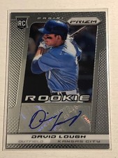 2013 Panini Prizm Auto David Lough Royals RC RDL