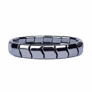 Hematite Energy Bracelet High Polish Magnetic Bracelets Fashion Jewelry For Men - Picture 1 of 31