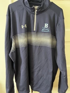 Under Armor Men’s 2XL College Cal Berkeley Navy Pullover Zip Up Sporty🏆🇺🇸 - Picture 1 of 4