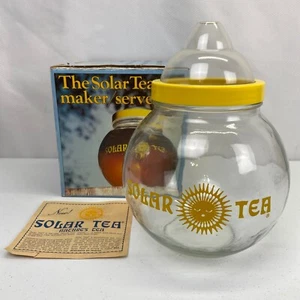 Vintage 1970s The Solar Tea Maker 1 Gallon Jar Riekes Crisa Corp EUC - Picture 1 of 11