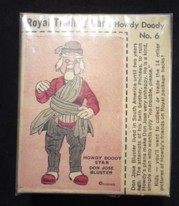 1950 Royal Dessert Howdy Doody #6 Don Jose Bluster COMP UNOPENED BOX Strawberry - Picture 1 of 4