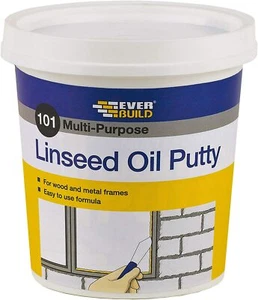 Everbuild 101 Multi-Purpose Glazing Glass Frame Linseed Oil Putty 500g - Natural - Picture 1 of 1