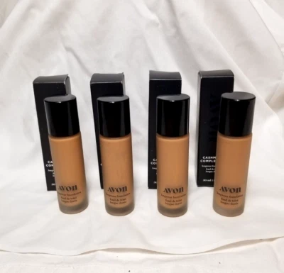 Lot of 4 New Avon Souffle Cashmere Complexion Longwear Foundation - 1 fl oz - Image 1 of 4