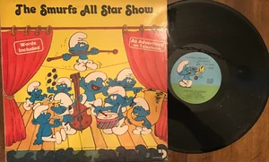 THE SMURFS ALL STAR SHOW LP CANADA VG- VINYL 1981 - Picture 1 of 2