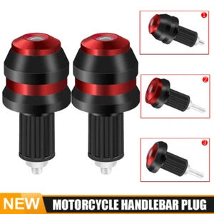 Motocicleta CNC 7/8" Manillar Barra Extremo Enchufe Empuñaduras Tapas Deslizante Dirt Bike Aluminio - Imagen 1 de 8