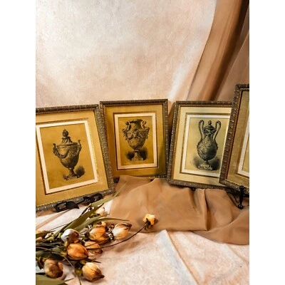 Framed lithograph/prints of a Persian-style vase - Image 1 of 4