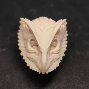 HL1847 1/12 Unpainted Owl Animal Head Carved Fit 6'' ML Action Figure - Picture 1 of 3