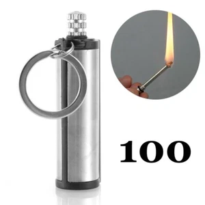 100X Waterproof Match Permanent Lighter Striker Fire Starter Emergency Survival - Picture 1 of 9