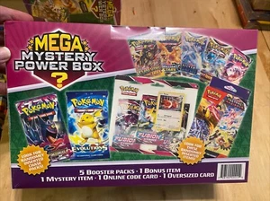 2024 Winter POKEMON MEGA MYSTERY POWER BOX, MJ HOLDING, NEW / SEALED - Picture 1 of 5