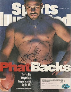 REVISTA DEPORTIVA ILUSTRADA FIRMADA POR JEROME BETTIS CERTIFICADO DE AUTENTICIDAD PSA/ADN STEELERS  - Imagen 1 de 1