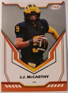 NFL Trading Card Football J.J. McCarthy Minnesota Vikings 2024 Sage - Bild 1 von 2