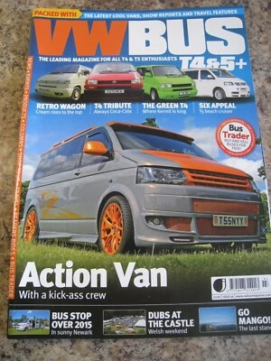 VW BUS MAGAZINE ISSUE 46 RETRO WAGON T4 TRIBUTE KERMIT KING ACTION VAN CASTLE - Image 1 of 3